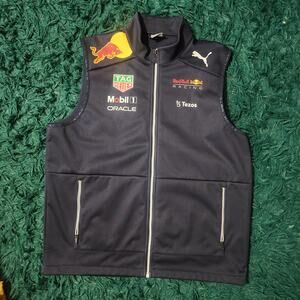 Red Bull Racing Puma Vest F1 Oracle Mobil 1 Tag Heuer Tezos XL